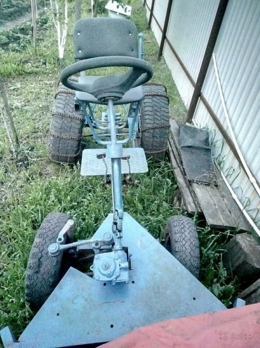 Мини трактор на мотоблок адаптер